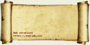 Mia Nenadović vizit kartica